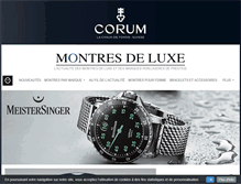 Tablet Screenshot of montres-de-luxe.com